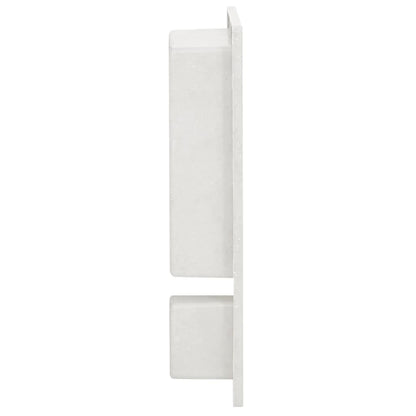 Nicchia da Doccia con 2 Scomparti Bianco Opaco 41x51x10 cm | homemem39