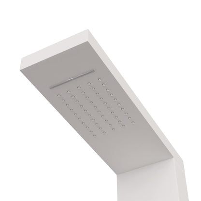 Pannello Doccia in Alluminio Bianco - homemem39