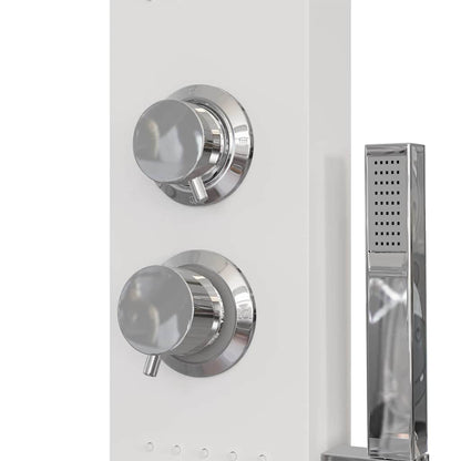 Pannello Doccia in Alluminio Bianco - homemem39