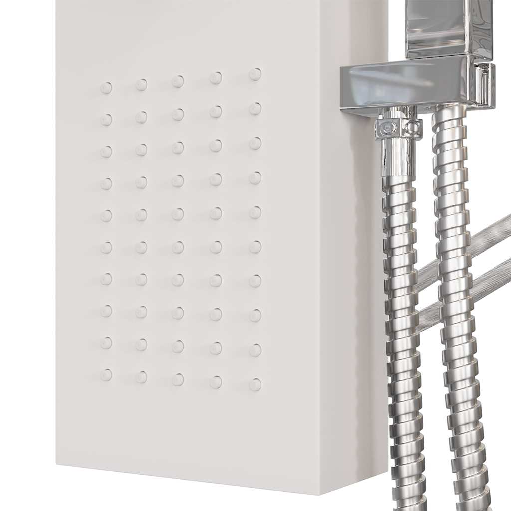 Pannello Doccia in Alluminio Bianco - homemem39