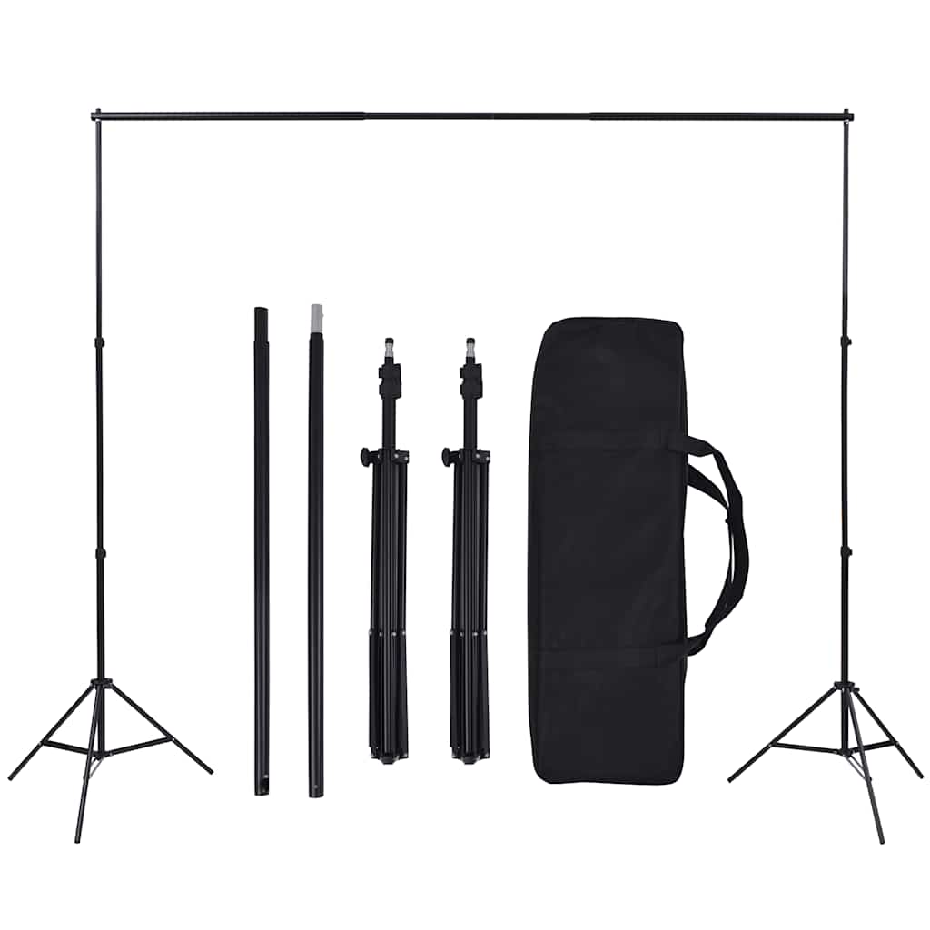 Kit per Studio Fotografico con Luce Softbox e Fondale | homemem39