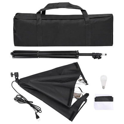 Kit per Studio Fotografico con Luce Softbox e Fondale | homemem39