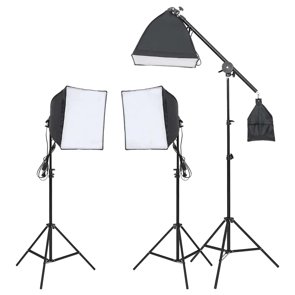 Kit per Studio Fotografico con Set di Luci e Fondale | homemem39