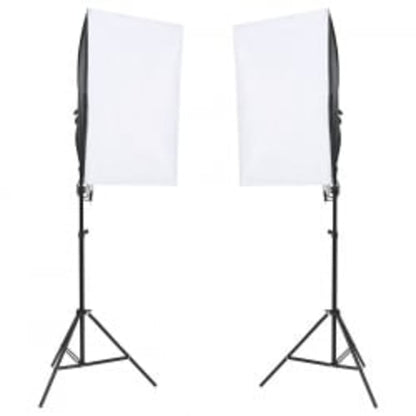 Kit per Studio Fotografico con Set Luci e Riflettore