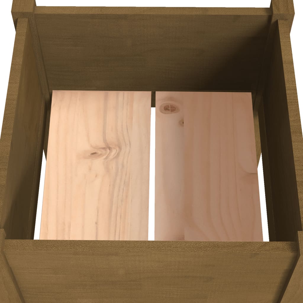 Fioriere da Giardino 2 pz Ambra 40x40x70 cm in Legno di Pino - homemem39