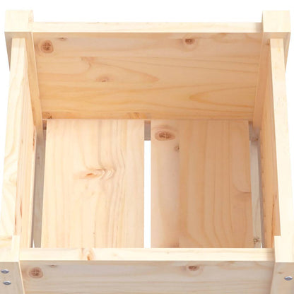 Fioriere da Giardino 2 pz in Legno Massello di Pino