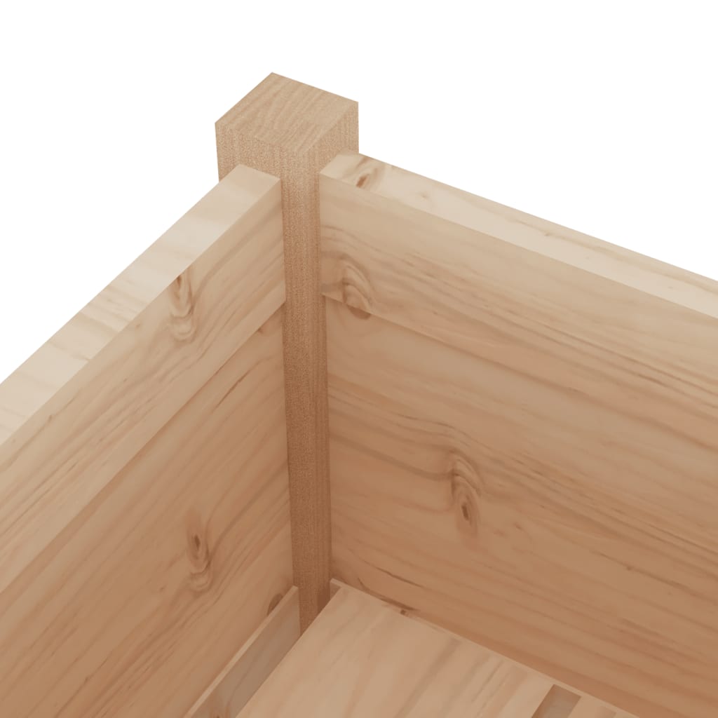Fioriere da Giardino 2 pz 70x70x70 cm Legno Massello di Pino - homemem39