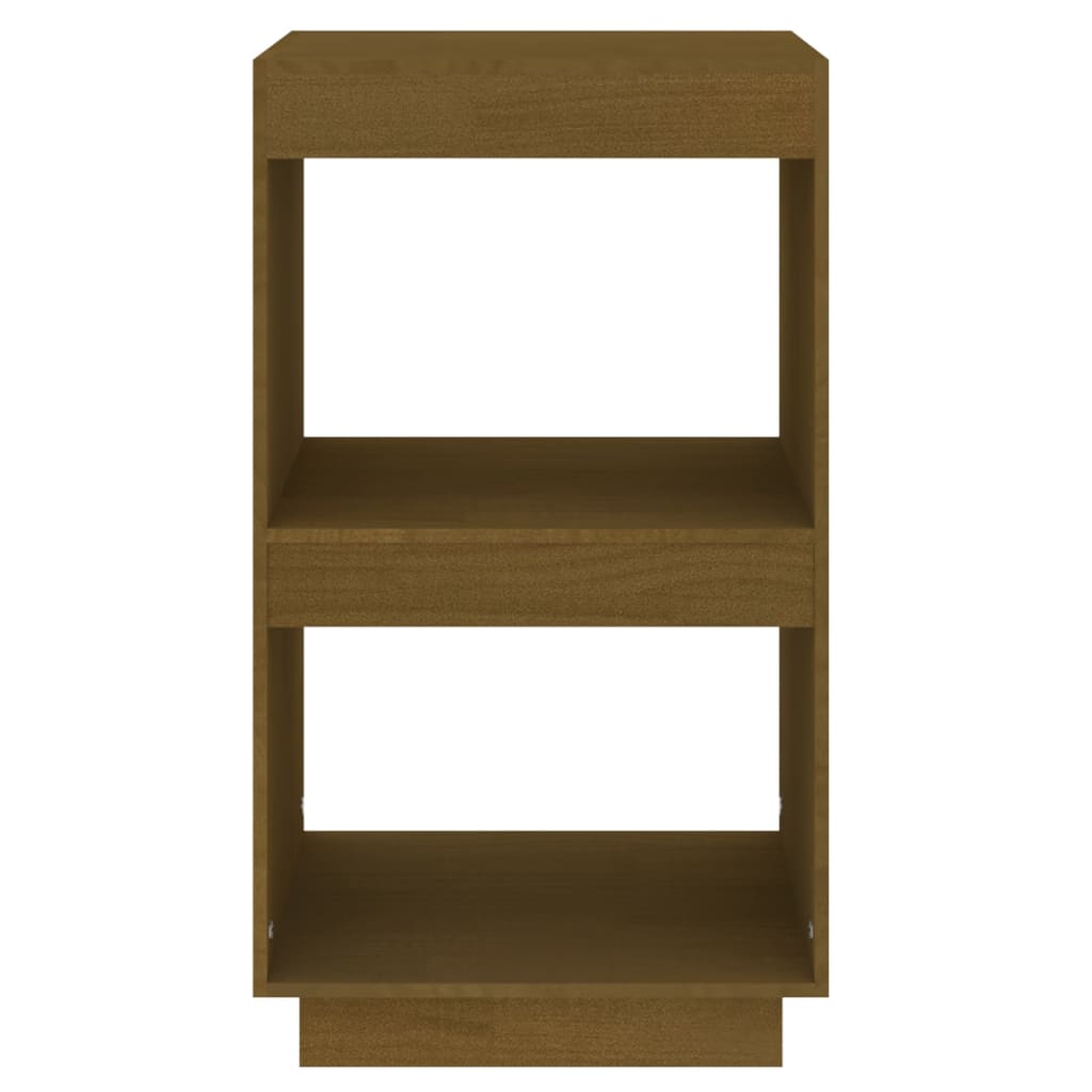 Libreria Marrone Ambra 40x35x71 cm in Legno Massello di Pino | homemem39