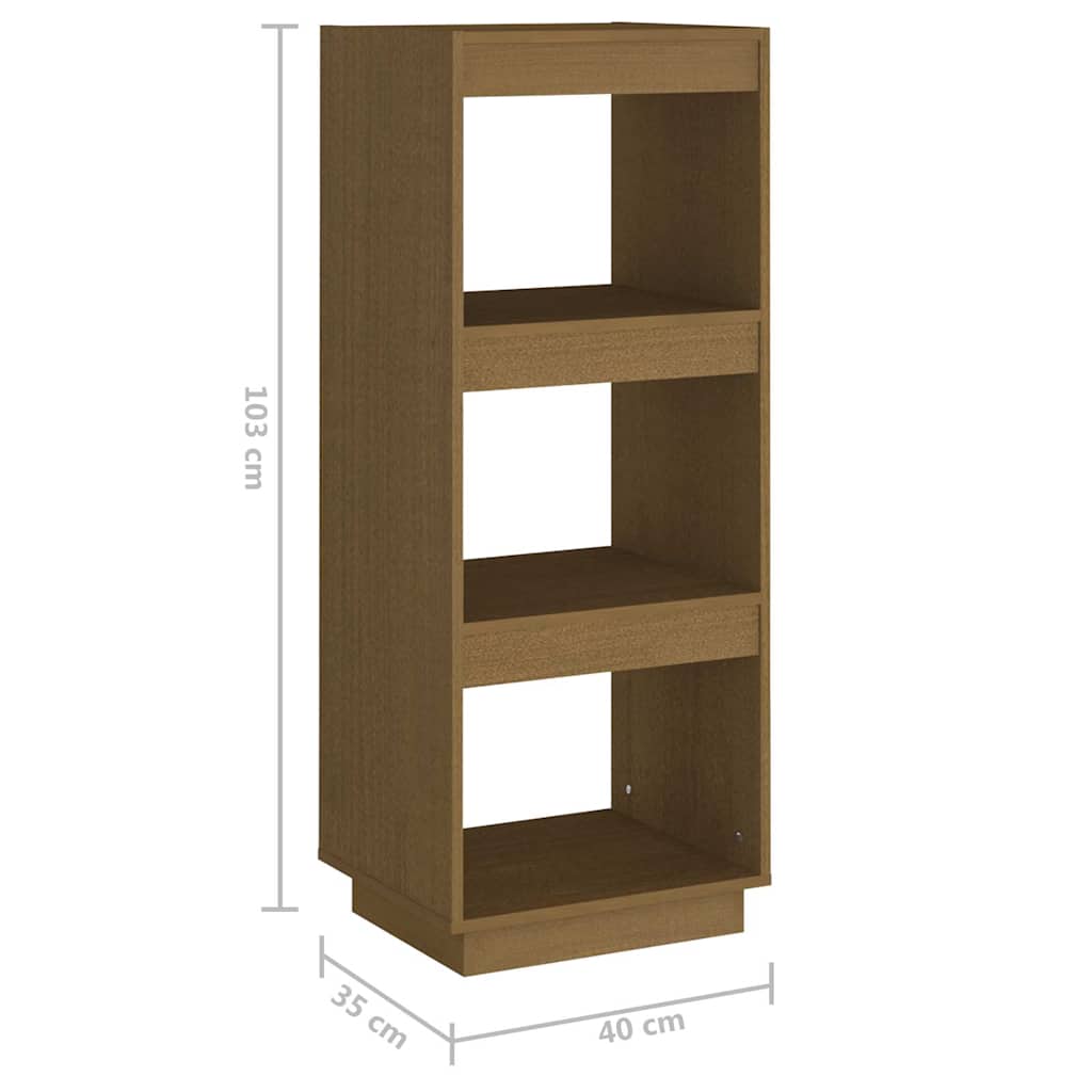 Libreria/Divisorio Ambra in Legno Massello di Pino