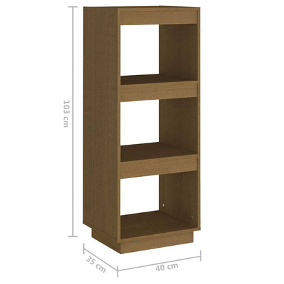 Libreria/Divisorio Ambra in Legno Massello di Pino
