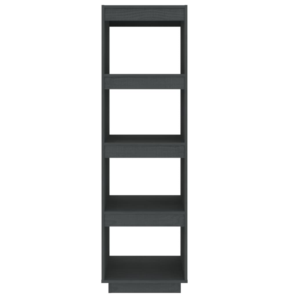 Libreria/Divisorio Grigio 40x35x135 cm in Massello di Pino | homemem39