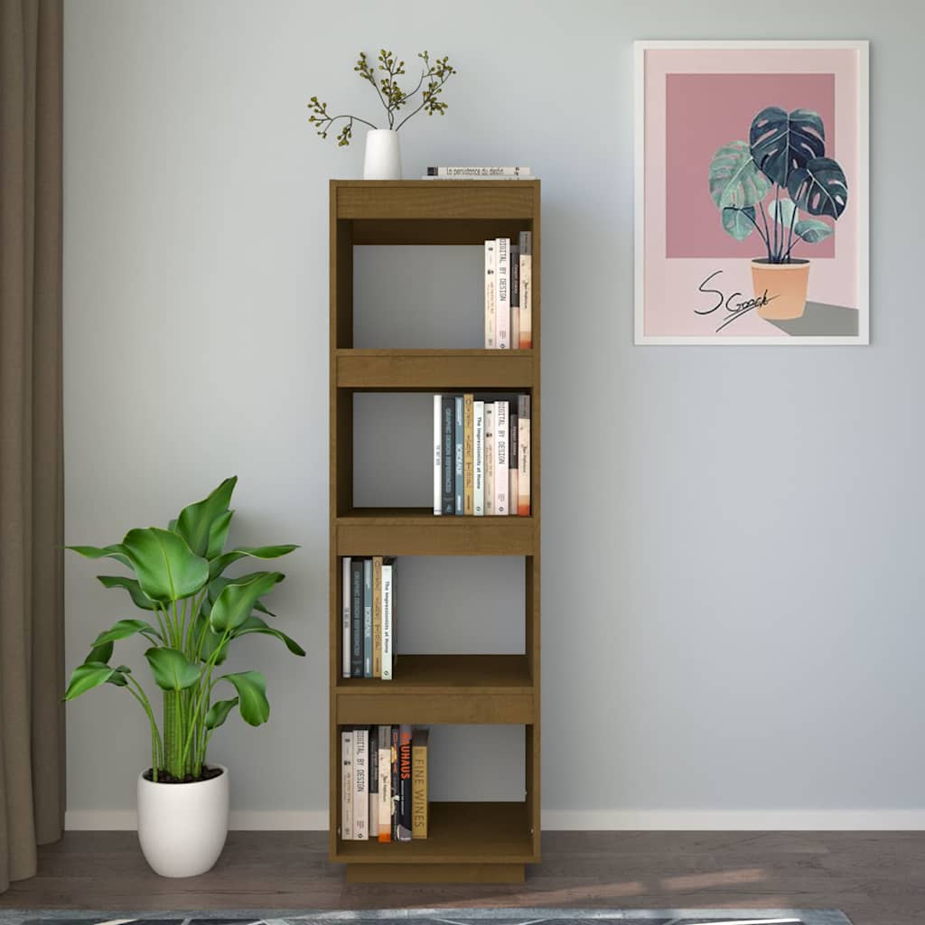 Libreria/Divisorio Ambra 40x35x135 cm in Legno Massello di Pino