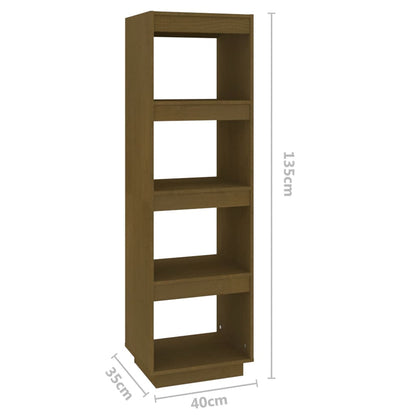 Libreria/Divisorio Ambra 40x35x135 cm in Legno Massello di Pino | homemem39