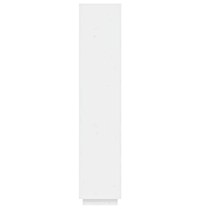 Libreria/Divisorio Bianco 40x35x167cm in Legno Massello di Pino | homemem39