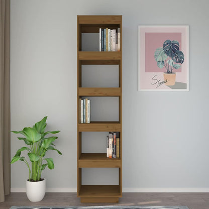 Libreria/Divisorio Ambra 40x35x167 cm in Legno Massello di Pino