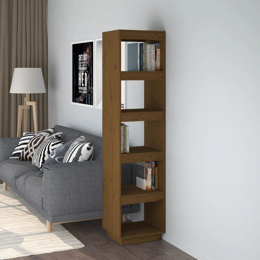 Libreria/Divisorio Ambra 40x35x167 cm in Legno Massello di Pino | homemem39