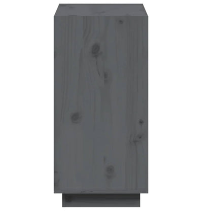 Libreria Grigia 60x35x71 cm in Legno Massello di Pino | homemem39