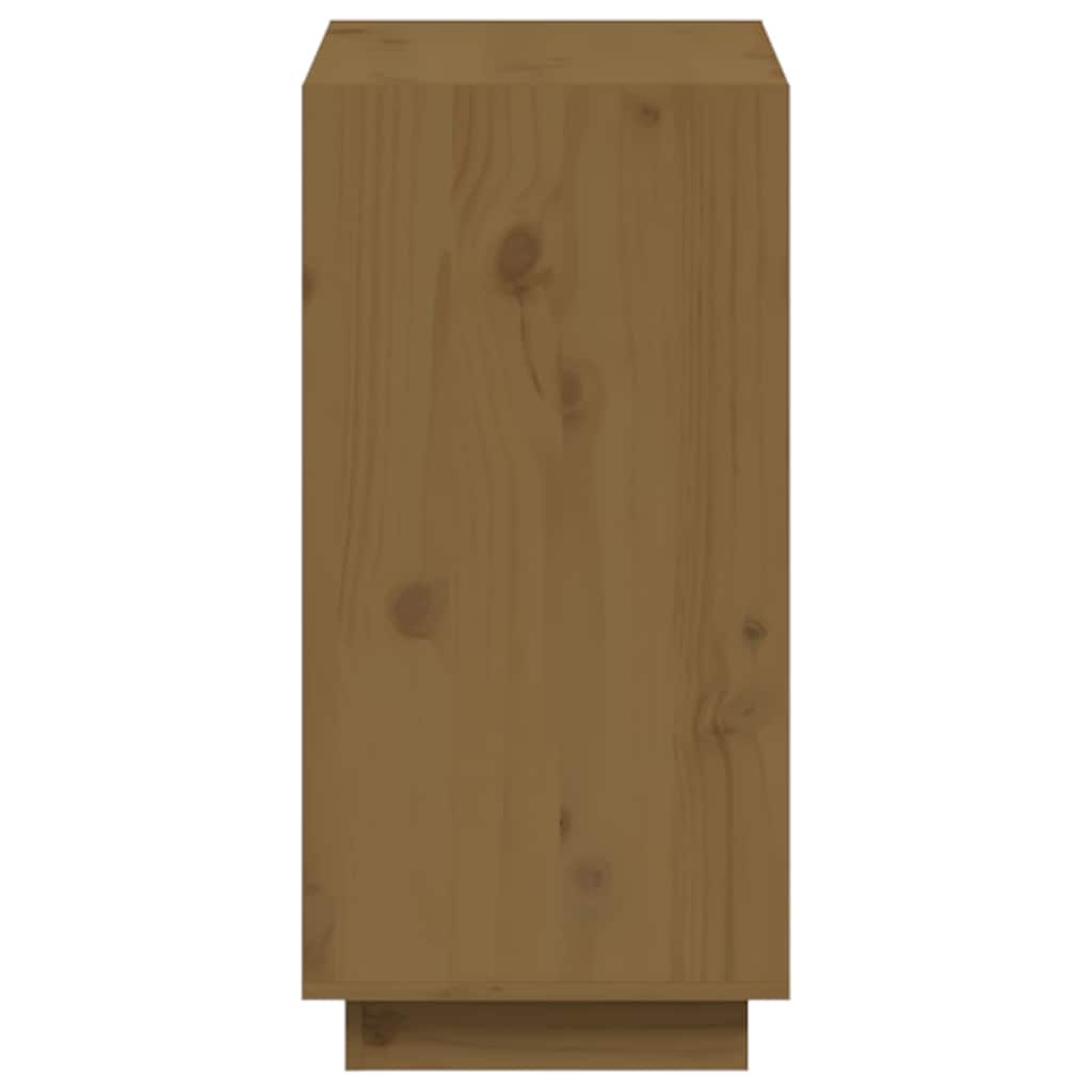 Libreria Marrone Ambra 60x35x71 cm in Legno Massello di Pino | homemem39