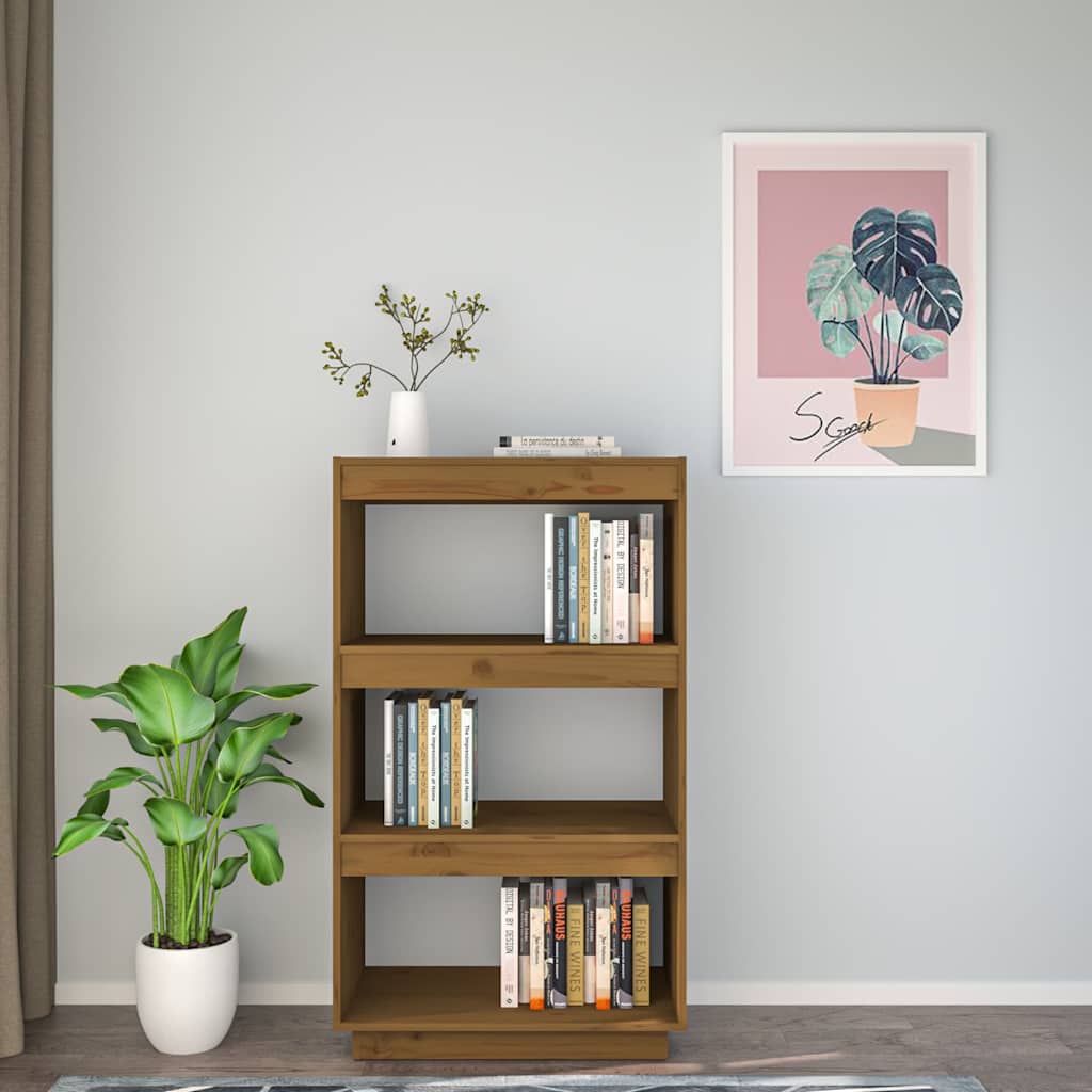 Libreria/Divisorio Ambra 60x35x103 cm in Massello di Pino