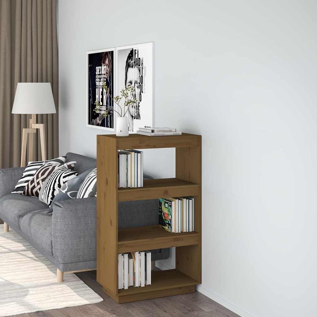 Libreria/Divisorio Ambra 60x35x103 cm in Massello di Pino