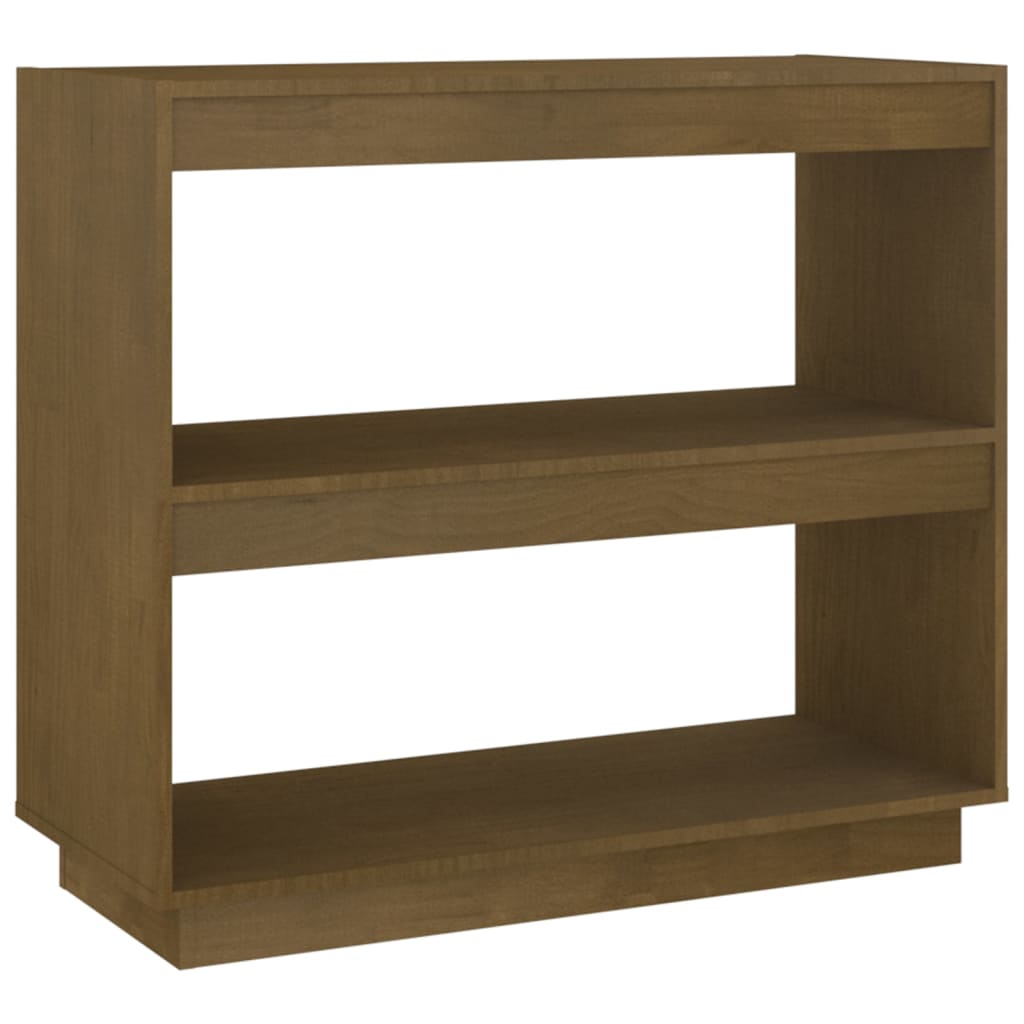Libreria Marrone ambra 80x35x71 cm in Legno Massello di Pino | homemem39