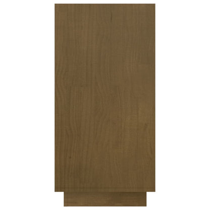 Libreria Marrone ambra 80x35x71 cm in Legno Massello di Pino | homemem39