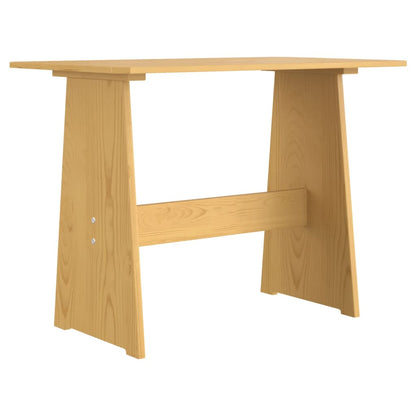 Set da Pranzo 3pz REINE Marrone ambra in Legno Massello di Pino