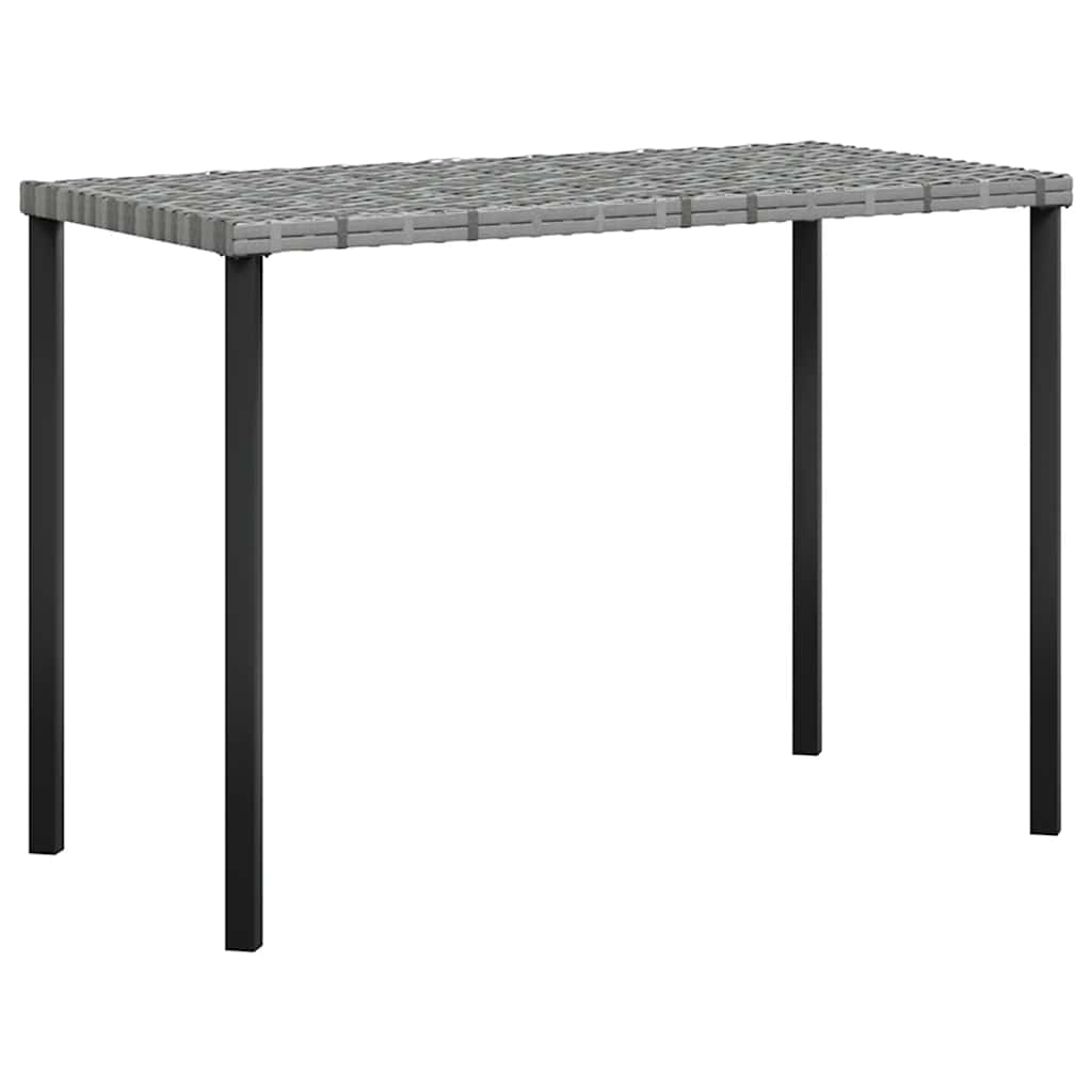Set Divano a L con Cuscini 5 pz Grigio in Polyrattan | homemem39