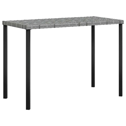 Set Divano a L con Cuscini 5 pz Grigio in Polyrattan | homemem39