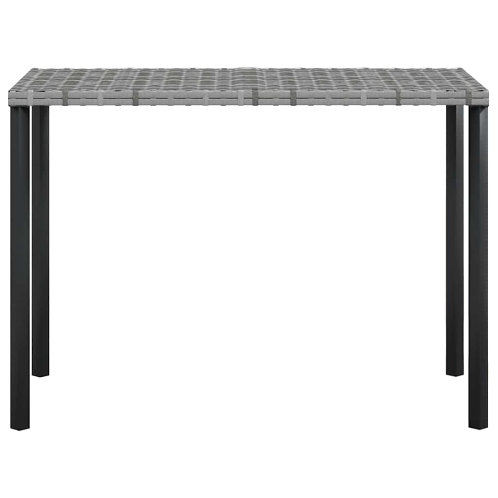 Set Divano a L con Cuscini 5 pz Grigio in Polyrattan | homemem39