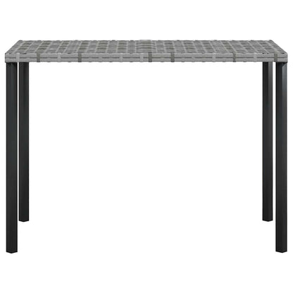 Set Divano a L con Cuscini 5 pz Grigio in Polyrattan | homemem39