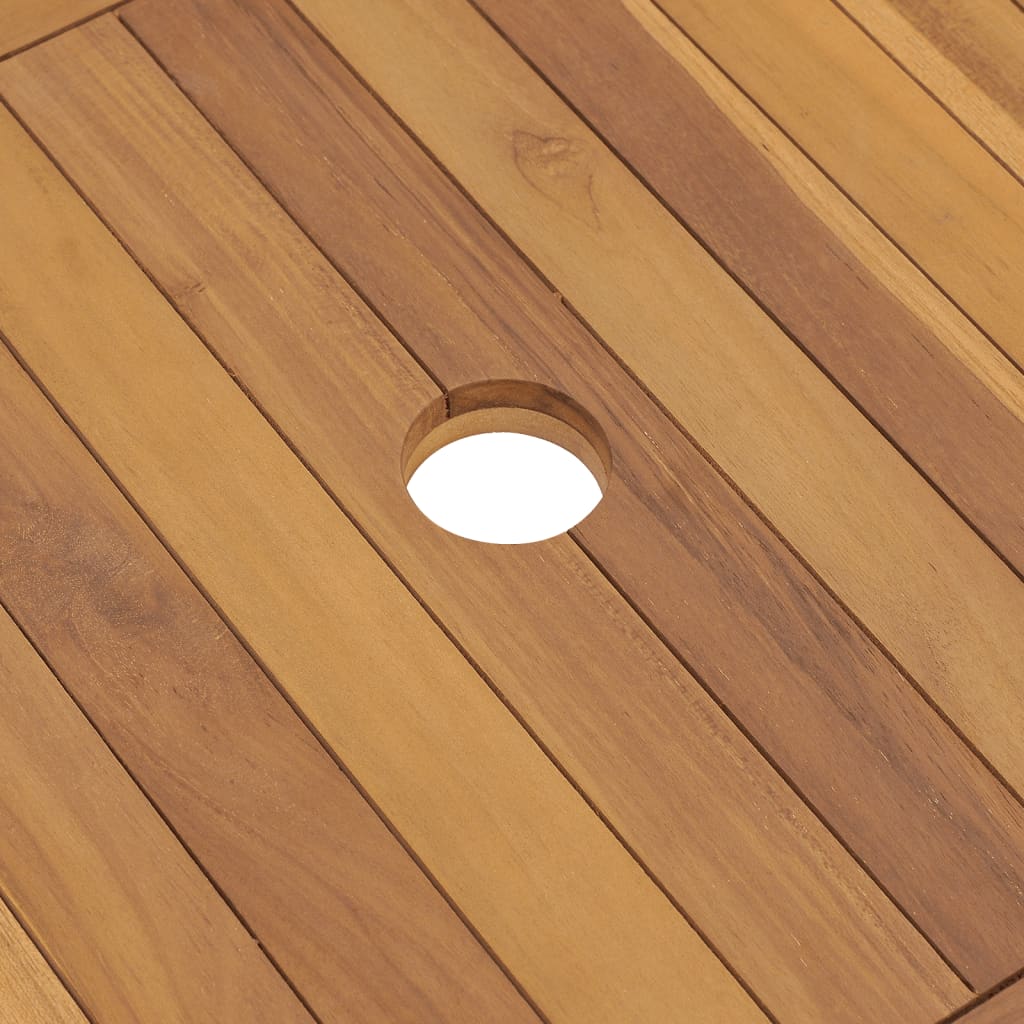 Vanità da Bagno in Legno Massello di Teak 132x45x75 cm | homemem39