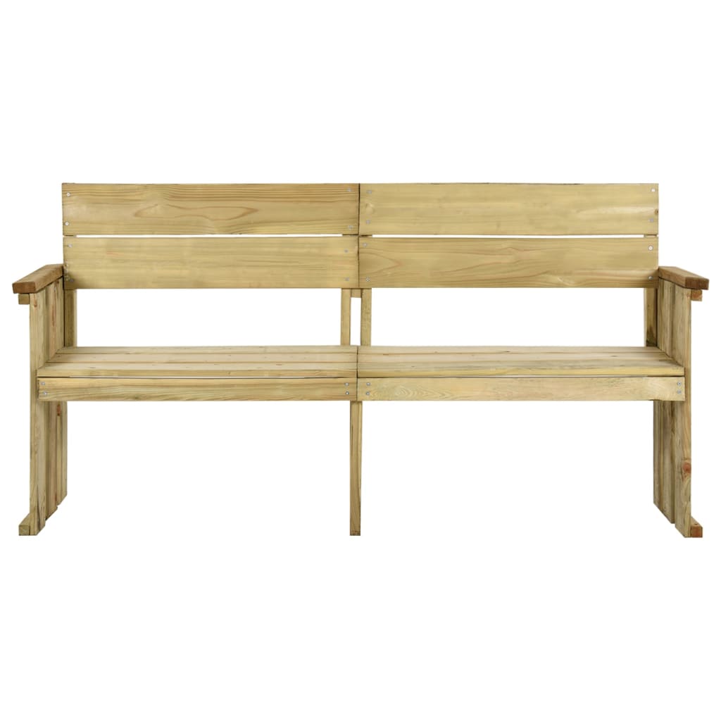 Panchina da Giardino 172 cm in Legno di Pino Impregnato