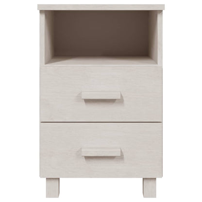 Comodini HAMAR 2 pz Bianchi 40x35x62 cm in Legno di Pino - homemem39