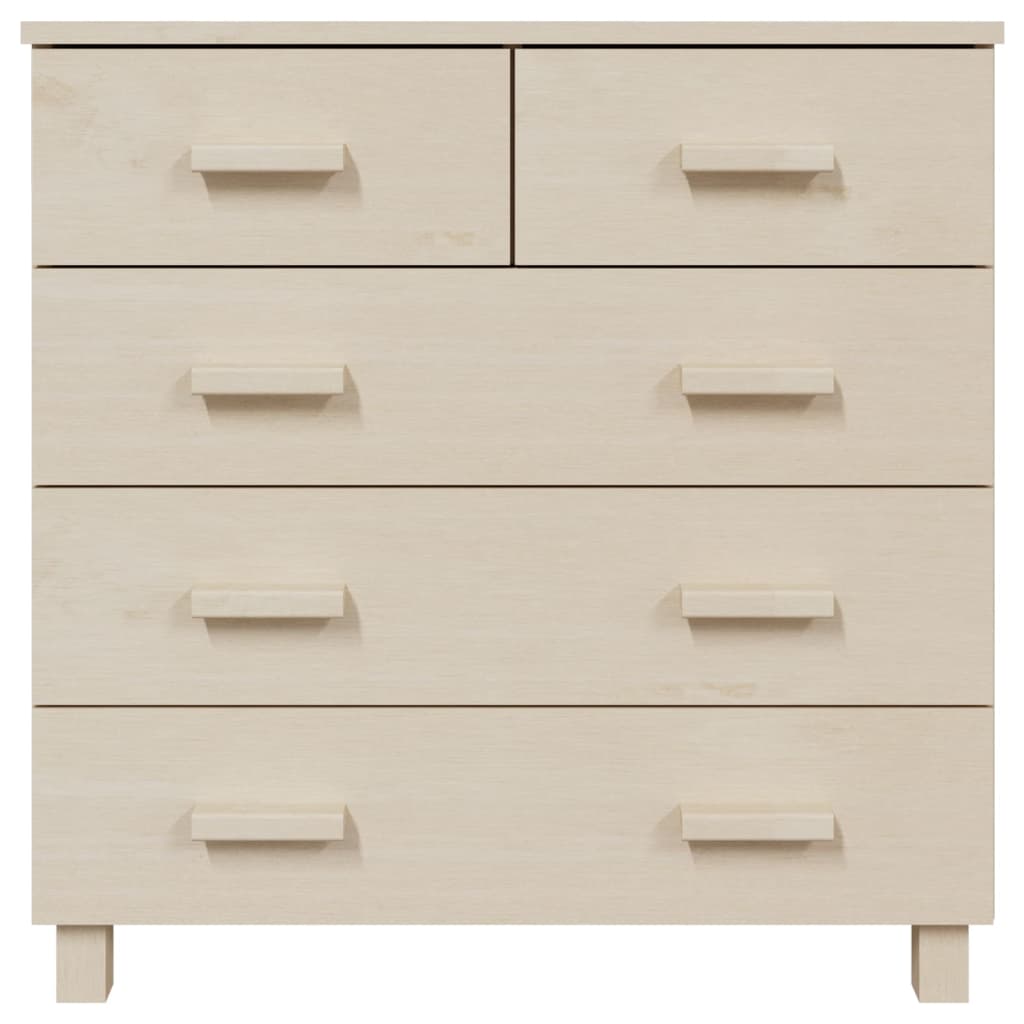 Credenza HAMAR ambra 79x40x80 cm in Legno Massello di Pino - homemem39