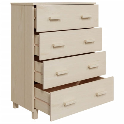 Credenza HAMAR ambra 79x40x103,5 cm in Legno Massello di Pino - homemem39