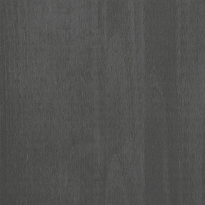 Credenza HAMAR Grigio Scuro 79x40x103,5 cm Legno Massello Pino - homemem39