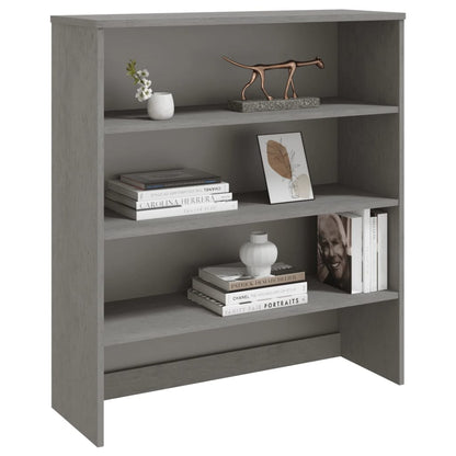 Ripiano per Credenza Grigio Chiaro 90x30x100 cm Legno di Pino - homemem39