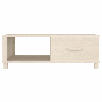 Tavolino HAMAR ambra 100x55x35 cm in Legno Massello di Pino
