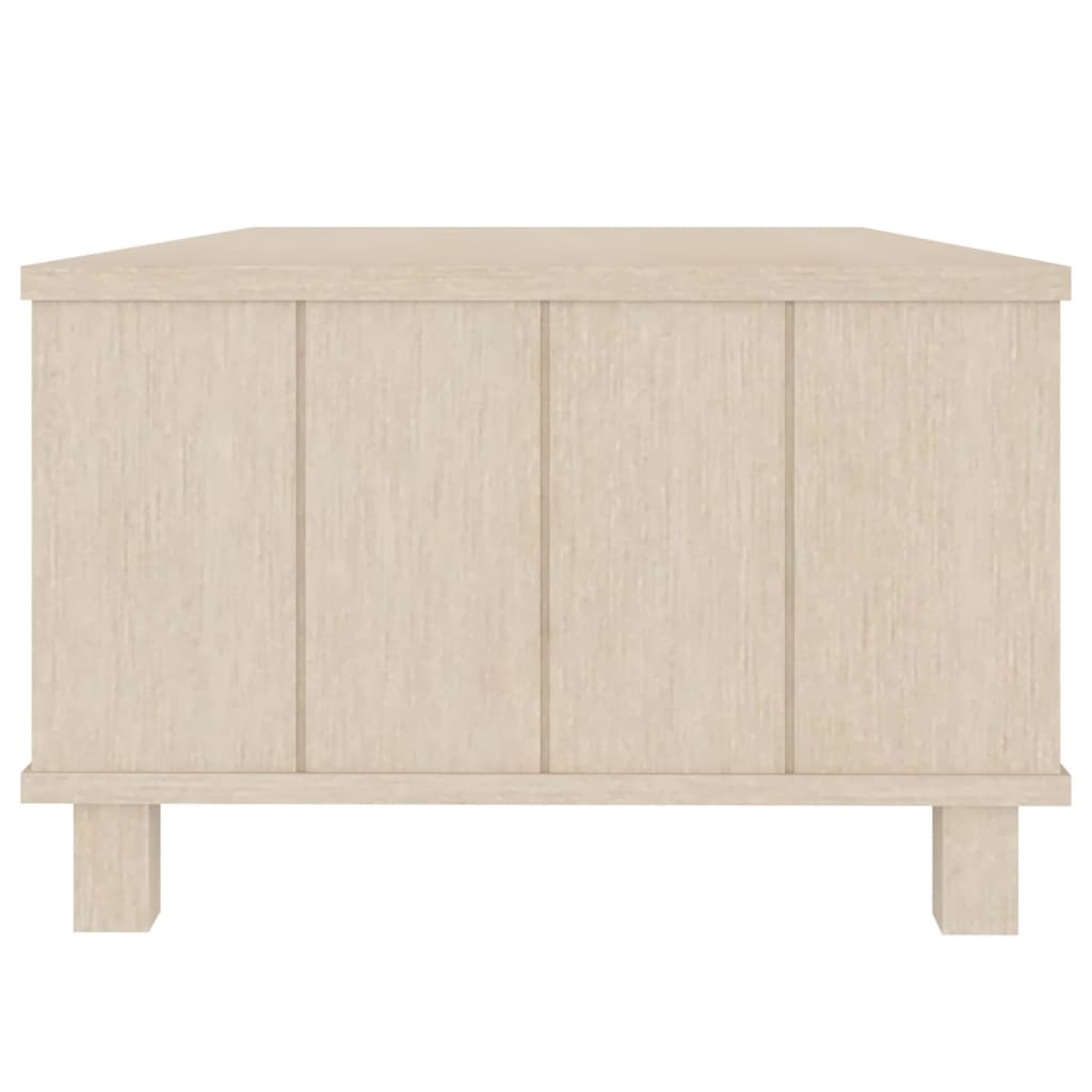Tavolino HAMAR ambra 100x55x35 cm in Legno Massello di Pino