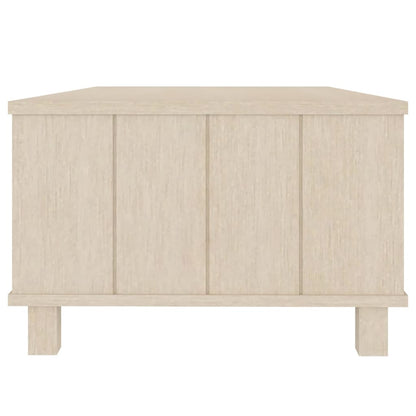 Tavolino HAMAR ambra 100x55x35 cm in Legno Massello di Pino