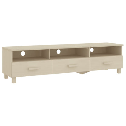 Mobile TV HAMAR ambra 158x40x40 cm in Legno Massello di Pino - homemem39