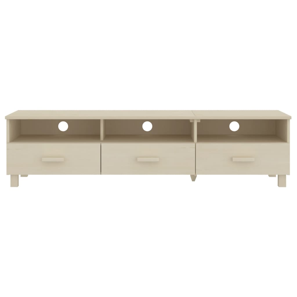 Mobile TV HAMAR ambra 158x40x40 cm in Legno Massello di Pino - homemem39