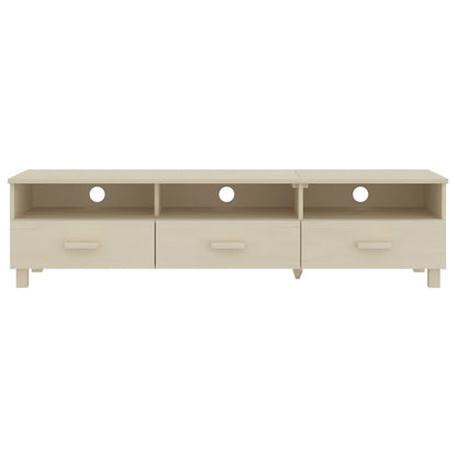 Mobile TV HAMAR ambra 158x40x40 cm in Legno Massello di Pino - homemem39