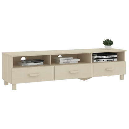 Mobile TV HAMAR ambra 158x40x40 cm in Legno Massello di Pino - homemem39