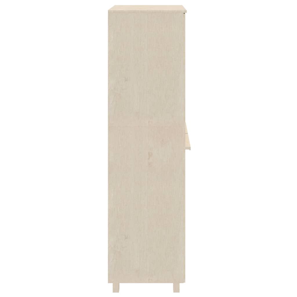 Armadio HAMAR ambra 89x50x180 cm in Legno Massello di Pino - homemem39
