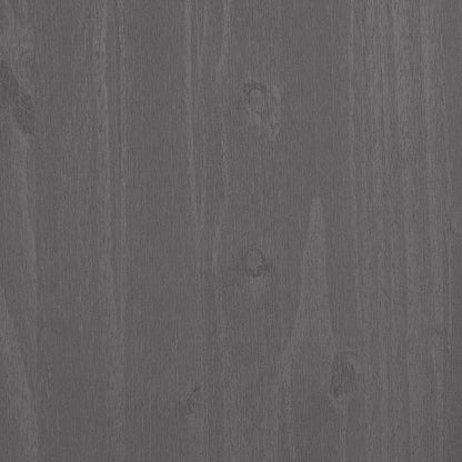 Armadio HAMAR Grigio Chiaro 89x50x180 cm Legno Massello di Pino