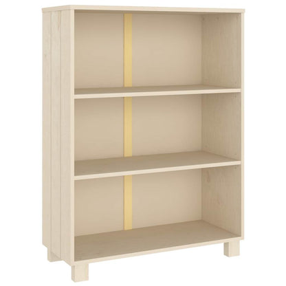 Libreria HAMAR ambra 85x35x112 cm in Legno Massello di Pino