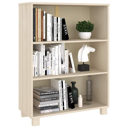 Libreria HAMAR ambra 85x35x112 cm in Legno Massello di Pino