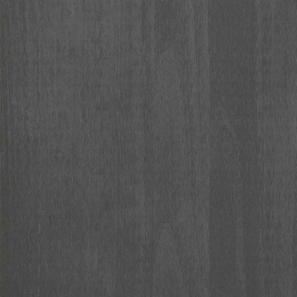 Libreria HAMAR Grigio Scuro 85x35x112 cm Legno Massello di Pino